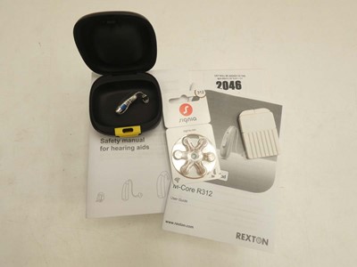Lot 2046 - Rexton M-Core R312 hearing aid