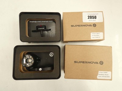 Lot 2050 - Supernova E3 Pure 3 front light and E3 Tail...