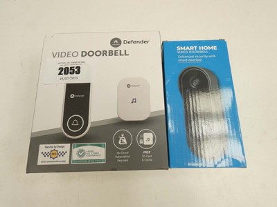 Lot 2053 - 2x video doorbell cameras