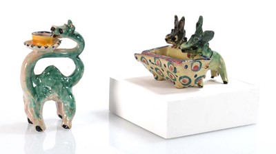 Lot 129 - A Ceramica Pinto, Vietri, a glazed stoneware...