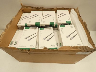 Lot 2066 - Box containing approx 80 UGreen USB-C to USB-C...