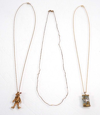 Lot 644 - A 9ct yellow gold fine ropetwist necklace...