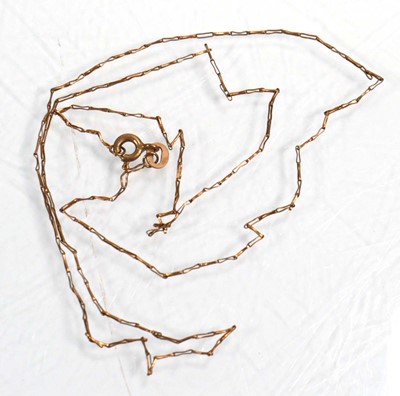 Lot 644 - A 9ct yellow gold fine ropetwist necklace...