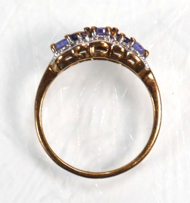 Lot 648 - Twelve silver dress rings including an half...