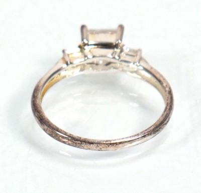 Lot 648 - Twelve silver dress rings including an half...