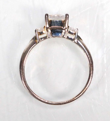 Lot 648 - Twelve silver dress rings including an half...