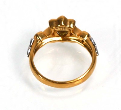 Lot 648 - Twelve silver dress rings including an half...