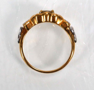 Lot 648 - Twelve silver dress rings including an half...