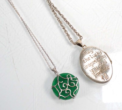 Lot 649 - A group of silver and metalware jewellery...