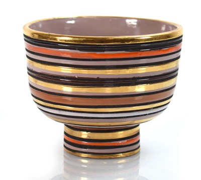 Lot 150 - A 1950/60's Italian footed bowl by Bitossi for...