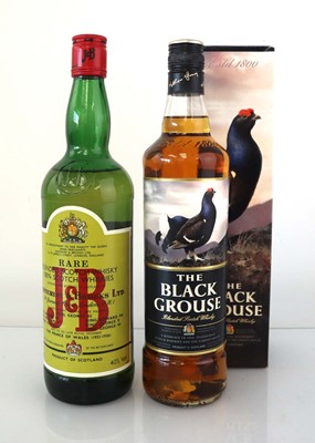 Lot 51 - 2 bottles, 1x The Black Grouse Peated Scotch...