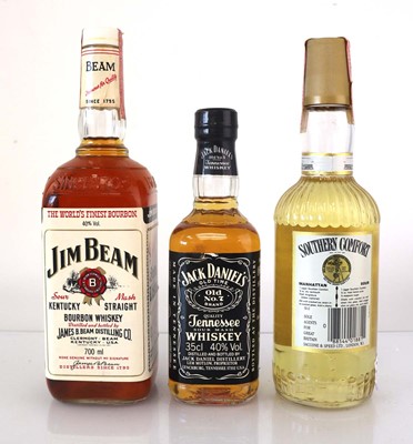 Lot 52 - 3 bottles, 1x Jim Beam Kentucky Straight...