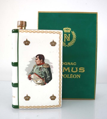Lot 59 - A Porcelain Book decanter of Camus Napoleon...