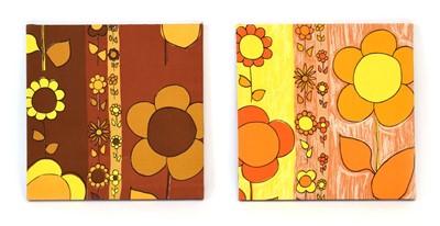 Lot 82 - Tibor Reich (1916-1996), a pair of fabric...