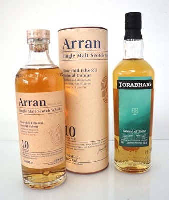 Lot 68 - 2 bottles of Single Malt Scotch Whisky, 1x...