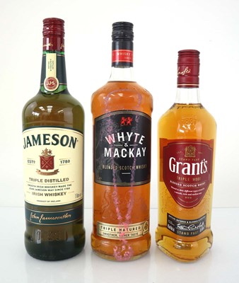 Lot 75 - 3 bottles, 1x Jameson Irish Whiskey 40% 1...