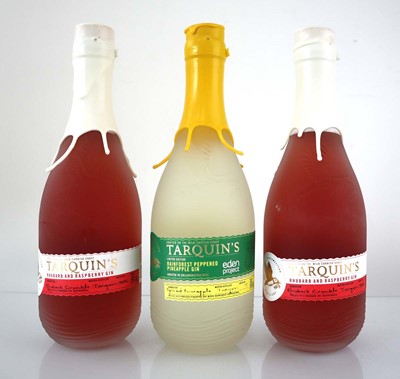 Lot 86 - 3 bottles of Tarquin's Cornish Gin, 2x Rhubarb...