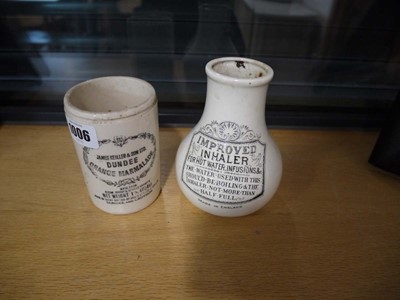 Lot 1006 - A vintage ceramic marmalade jar and similar...