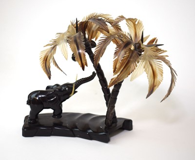 Lot 118 - A moulded bakelite/plastic figural sculpture...