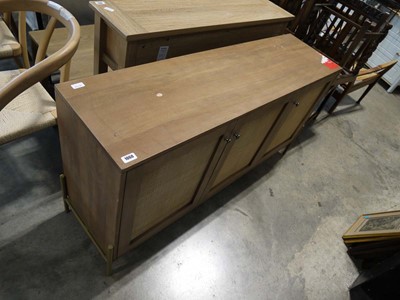 Lot 1060 - Modern wood finish sideboard with 3 cupboard...