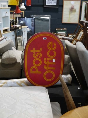 Lot 1068 - Reclaimed Post Office wall sign produced by...