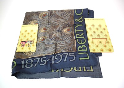 Lot 120 - Two Liberty & Co. centenary silk scarves in...