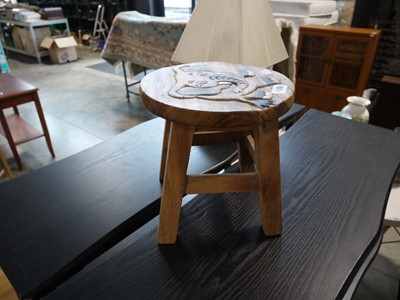 Lot 1086 - Small child's elephant stool