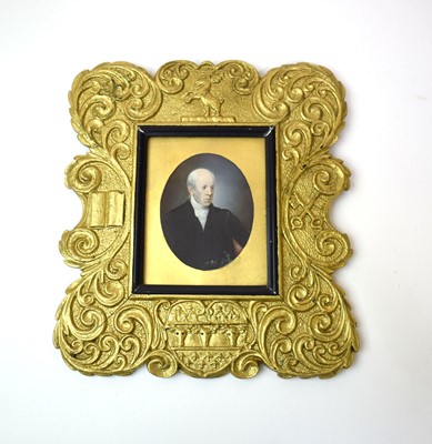 Lot 125 - A 19th century half-length portrait of The Rev'...