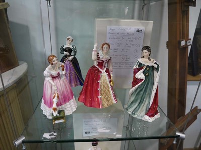 Lot 1012 - 4 Royal Doulton figurenes from The Queens of...