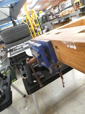Lot 2263 - Sjöbergs of Sweden pine workbench with...