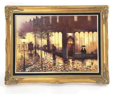 Lot 81 - Barry Hilton (contemporary), A wet evening...