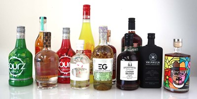 Lot 267 - 12 bottles, 1x Luxardo Limoncello 27% 70cl, 1x...