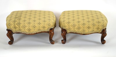 Lot 37 - A pair of Victorian and later mahogany and...