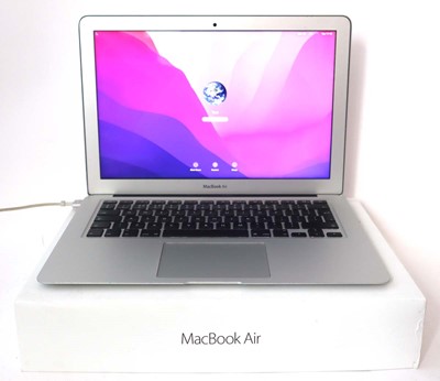 Lot 2004 - MacBook Air 13" 2018 A1466 Silver laptop with...