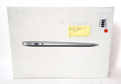 Lot 2004 - MacBook Air 13" 2018 A1466 Silver laptop with...