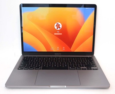 Lot 2005 - MacBook Pro 13" 2020 A2338 Space Grey laptop...