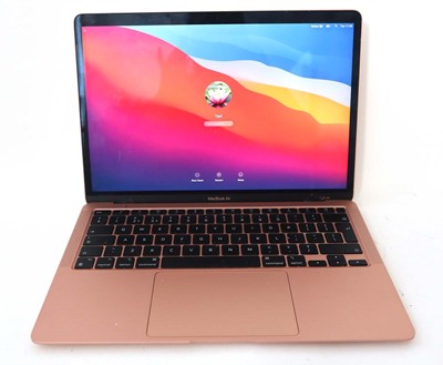 Lot 2008 - MacBook Air 13" 2020 A2337 Rose Gold laptop...