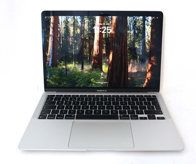 Lot 2010 - MacBook Air 13" 2020 A2337 Silver laptop with...