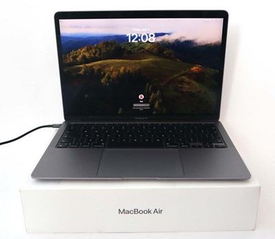 Lot 2016 - MacBook Air 13" 2020 A2337 Space Grey laptop...