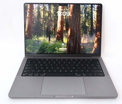 Lot 2018 - MacBook Pro 14" 2023 A2779 Space Grey laptop...