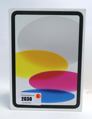 Lot 2030 - *Sealed* iPad 10th Gen A2696 64GB Silver (with...