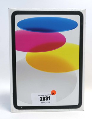 Lot 2031 - *Sealed* iPad 10th Gen A2696 64GB Silver (with...