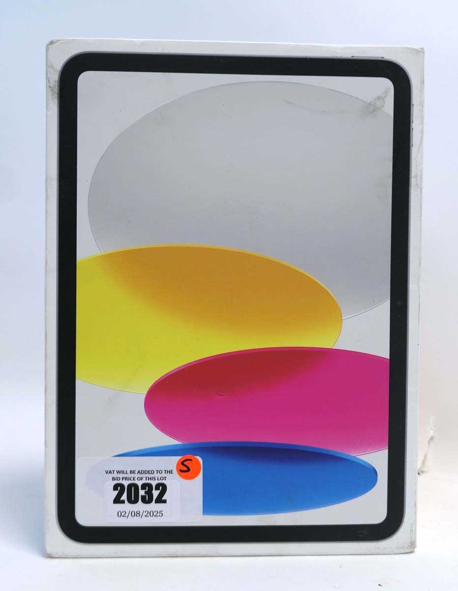 Lot 2032 - *Sealed* iPad 10th Gen A2696 64GB Silver (with...