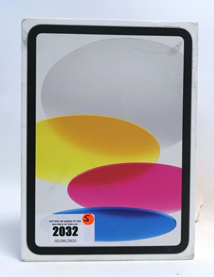 Lot 2032 - *Sealed* iPad 10th Gen A2696 64GB Silver (with...