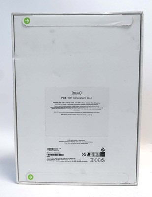 Lot 2032 - *Sealed* iPad 10th Gen A2696 64GB Silver (with...