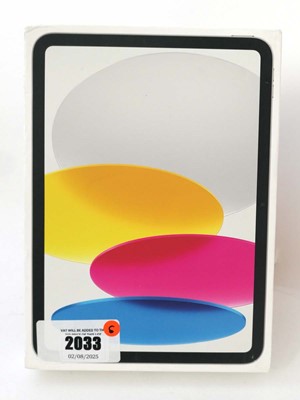 Lot 2033 - *Sealed* iPad 10th Gen A2696 64GB Silver