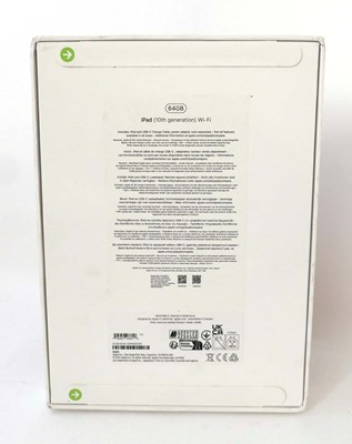 Lot 2033 - *Sealed* iPad 10th Gen A2696 64GB Silver