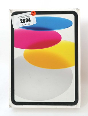 Lot 2034 - *Sealed* iPad 10th Gen A2696 64GB Silver
