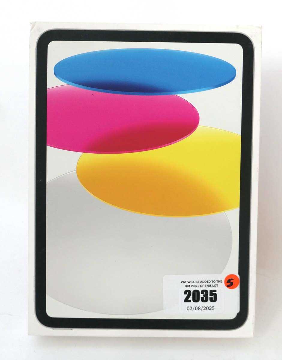 Lot 2035 - *Sealed* iPad 10th Gen A2696 64GB Silver
