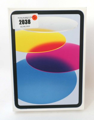Lot 2038 - *Sealed* iPad 10th Gen A2696 64GB Blue